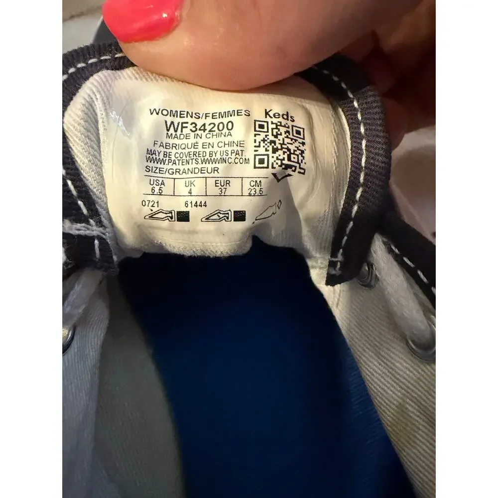 Keds Champion Originals Classic Navy Canvas Sneakers -6.5